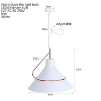 Suspension conique LED Pastoral_Style | Marco Lucetti Blanc