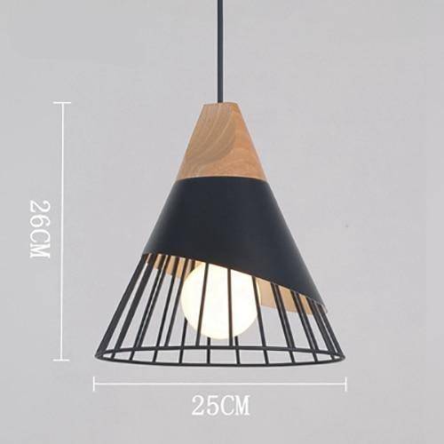 Suspension Conique Métal & Bois | Marco Lucetti