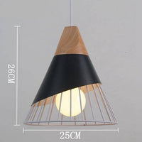 Suspension Conique Métal & Bois | Marco Lucetti