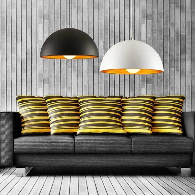 Suspension contemporaine en demi-boule à double couche | Marco Lucetti