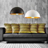 Suspension contemporaine en demi-boule à double couche | Marco Lucetti