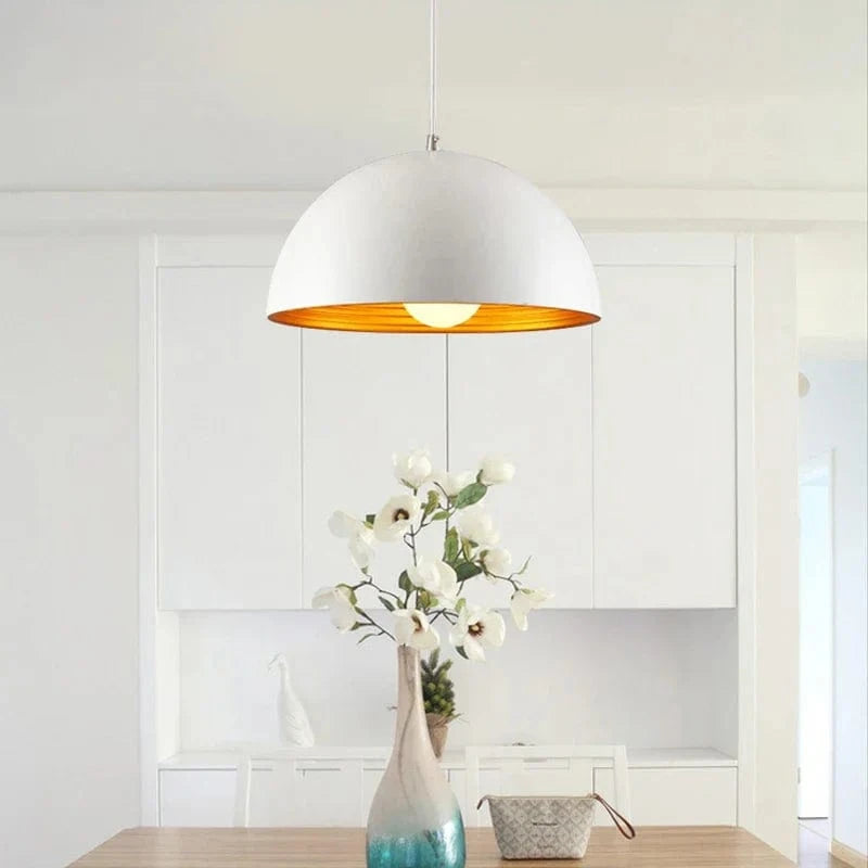 Suspension contemporaine en demi-boule à double couche | Marco Lucetti