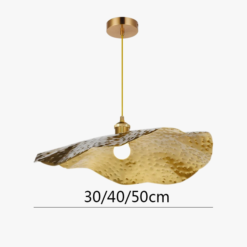 Suspension créative Lotus d'Or.