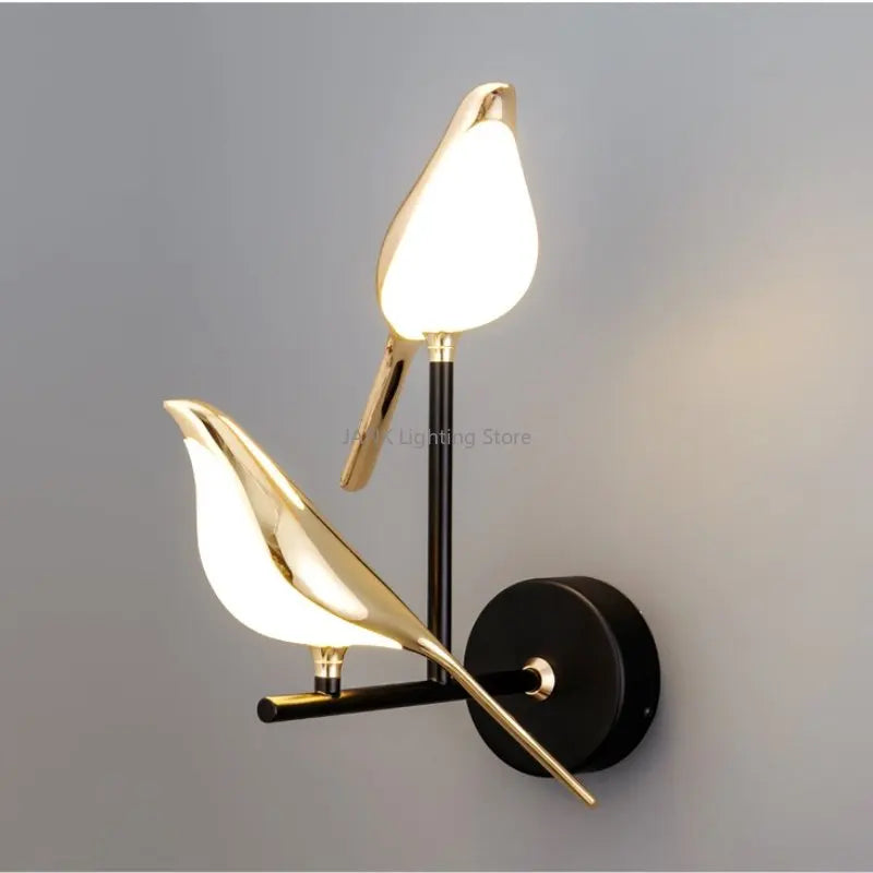 Lustre LED Oiseau-de-pie : Suspension Créative