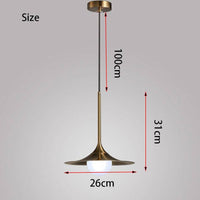 Suspension Creative Dorée - Style Moderne | Marco Lucetti