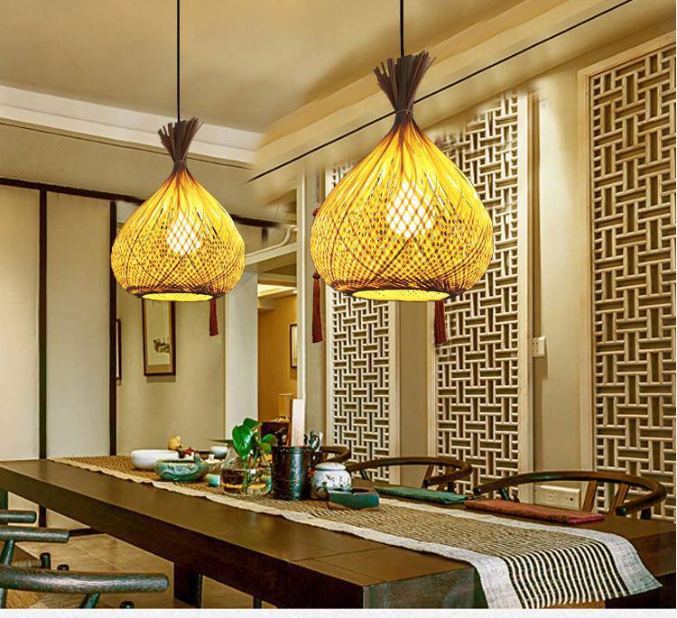 Suspension Creative en bambou - Fiole ficelée | Marco Lucetti