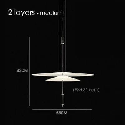 Suspension Creative Minimale | Marco Lucetti 2 couches 6W