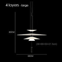 Suspension Creative Minimale | Marco Lucetti 4 couches 12W