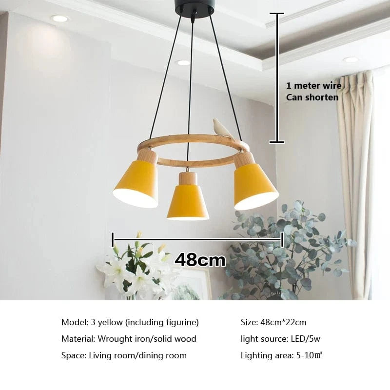 Suspension créative nordique: Lampe Oiseau | Marco Lucetti H