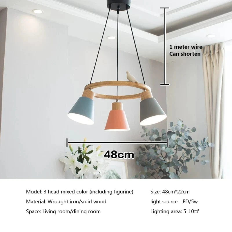 Suspension créative nordique: Lampe Oiseau | Marco Lucetti L