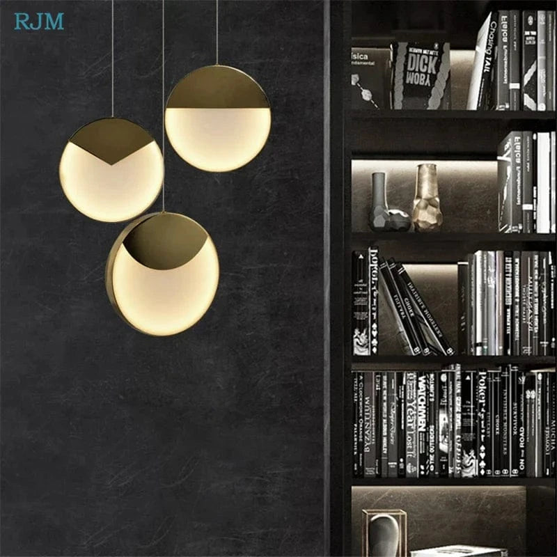 Suspension Créative Nordique Postmoderne en Métal avec LED | Marco Lucetti