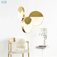 Suspension Créative Nordique Postmoderne en Métal avec LED | Marco Lucetti