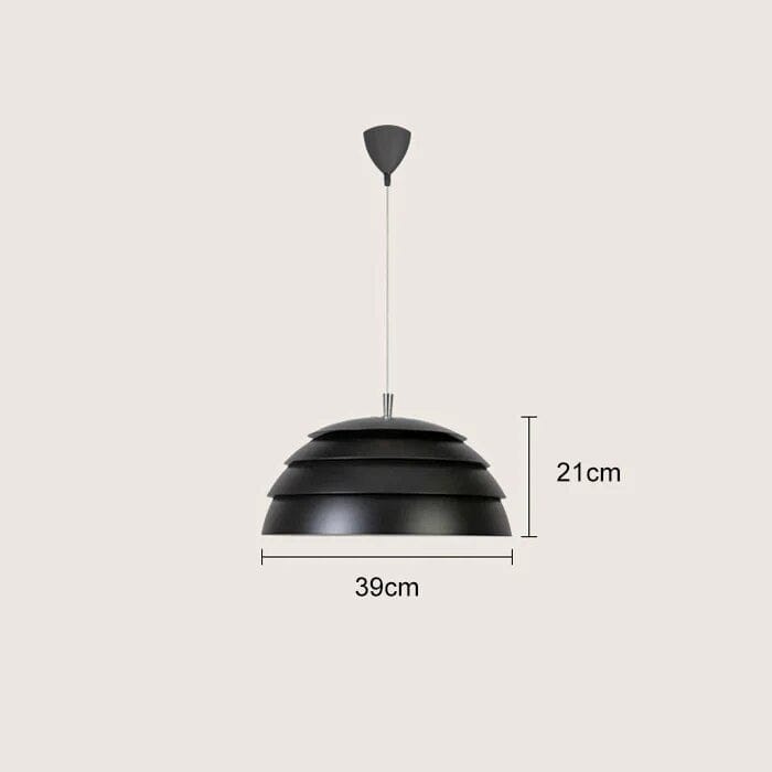 Suspension Créative pour Ambiance de Boutique & Restaurant | Marco Lucetti 39cm noir