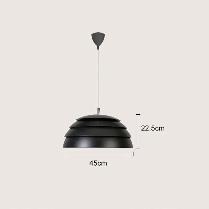 Suspension Créative pour Ambiance de Boutique & Restaurant | Marco Lucetti 45cm noir