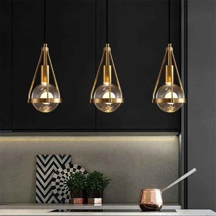 Suspension Cristal Cuivre de Luxe | Marco Lucetti