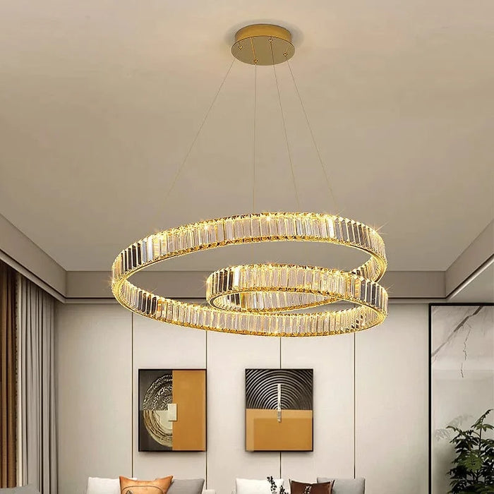 Suspension Cristal LED Luxe - Élégance et Style | Marco Lucetti