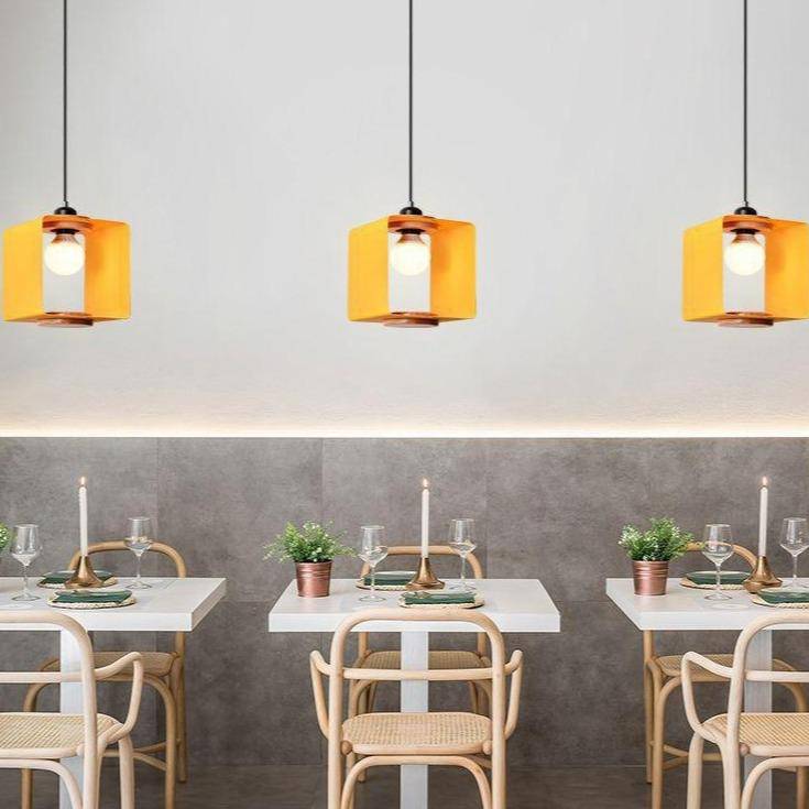 Suspension Cube ouverte Hand - Design unique | Marco Lucetti