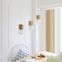 Suspension CubicWood en bois | Marco Lucetti