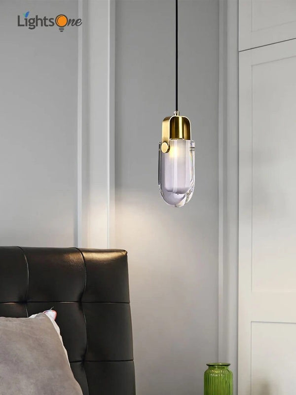 Suspension cuivre moderne et minimaliste | Marco Lucetti Lumière cristalline