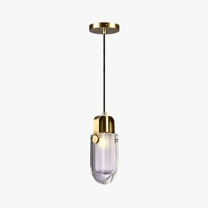 Suspension cuivre moderne et minimaliste | Marco Lucetti Lumière cristalline