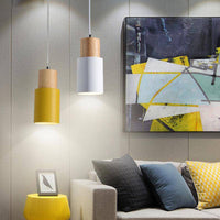 Suspension Cylindrique Bois & Métal Wood Color. | Marco Lucetti