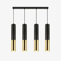 Suspension cylindrique tube chromé à LED SimpliLight | Marco Lucetti