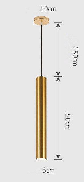 Suspension cylindrique tube chromé à LED SimpliLight | Marco Lucetti B - 1 lampe / Chaude