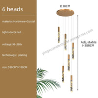 Suspension d'escalier en cristal Luxe & Élégance
