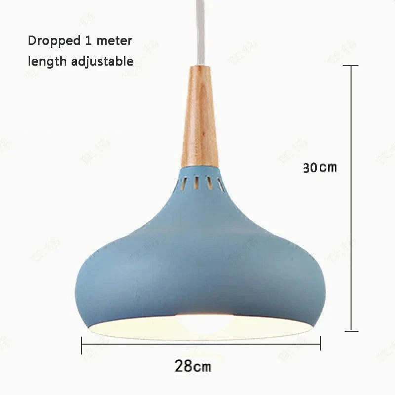 Suspension d'intérieur nordique et créative | Marco Lucetti Bleu 28cm / Blanc froid