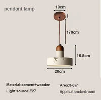 Suspension de chevet design en ciment | Marco Lucetti Suspension