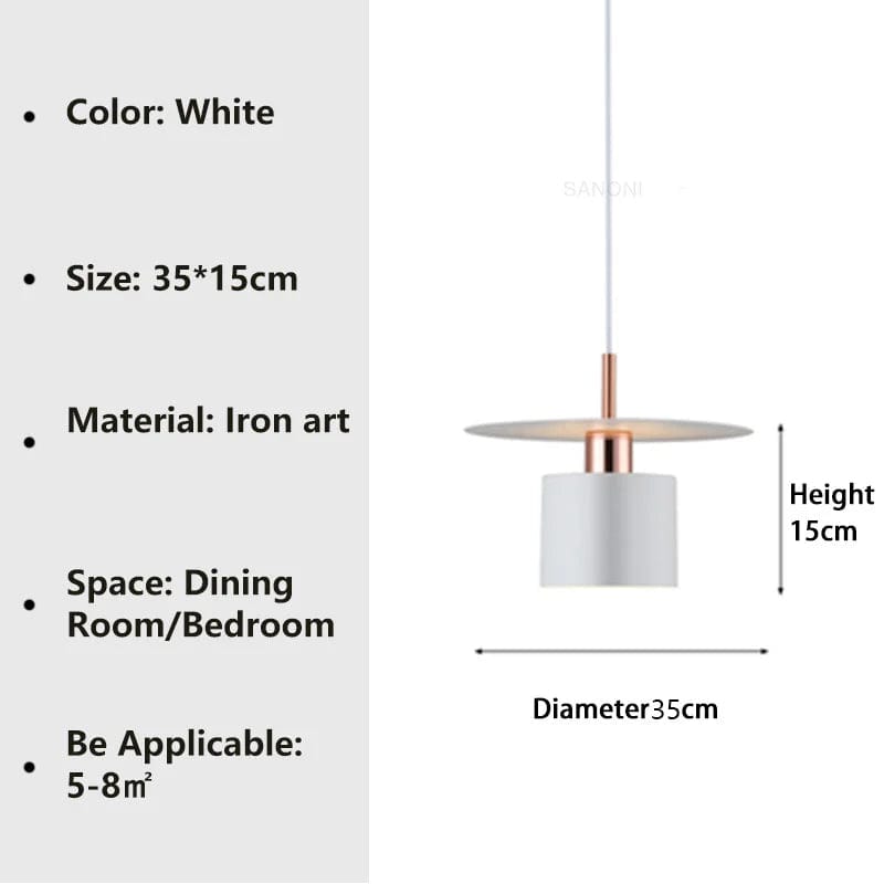 Suspension de chevet moderne pour salon salle à manger chambre hôtel - Luminor | Marco Lucetti