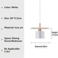 Suspension de chevet moderne pour salon salle à manger chambre hôtel - Luminor | Marco Lucetti Blanc 30cm / Sans Ampoule