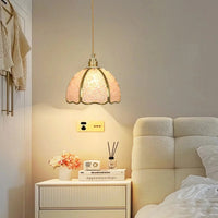 Suspension de luxe en cuivre et cristal naturel à LED | Marco Lucetti