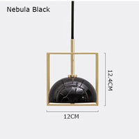 Suspension de Luxe en Marbre à Tête Unique | Marco Lucetti