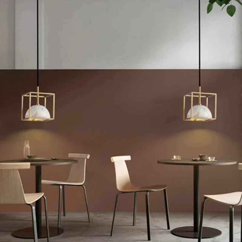 Suspension de Luxe en Marbre à Tête Unique | Marco Lucetti