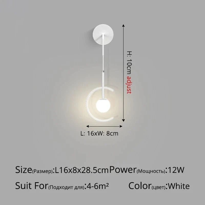 Suspension de luxe minimaliste et innovante | Marco Lucetti A Blanc L16x8cm / Blanc chaud