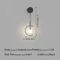 Suspension de luxe minimaliste et innovante | Marco Lucetti A Noir L16x8cm / Intensité variable avec télécommande