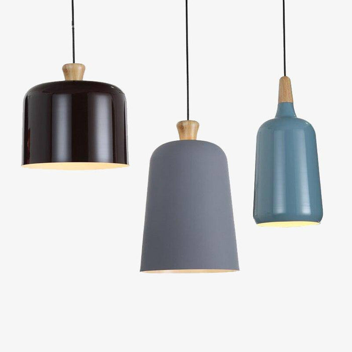 Suspension design en aluminium et bois