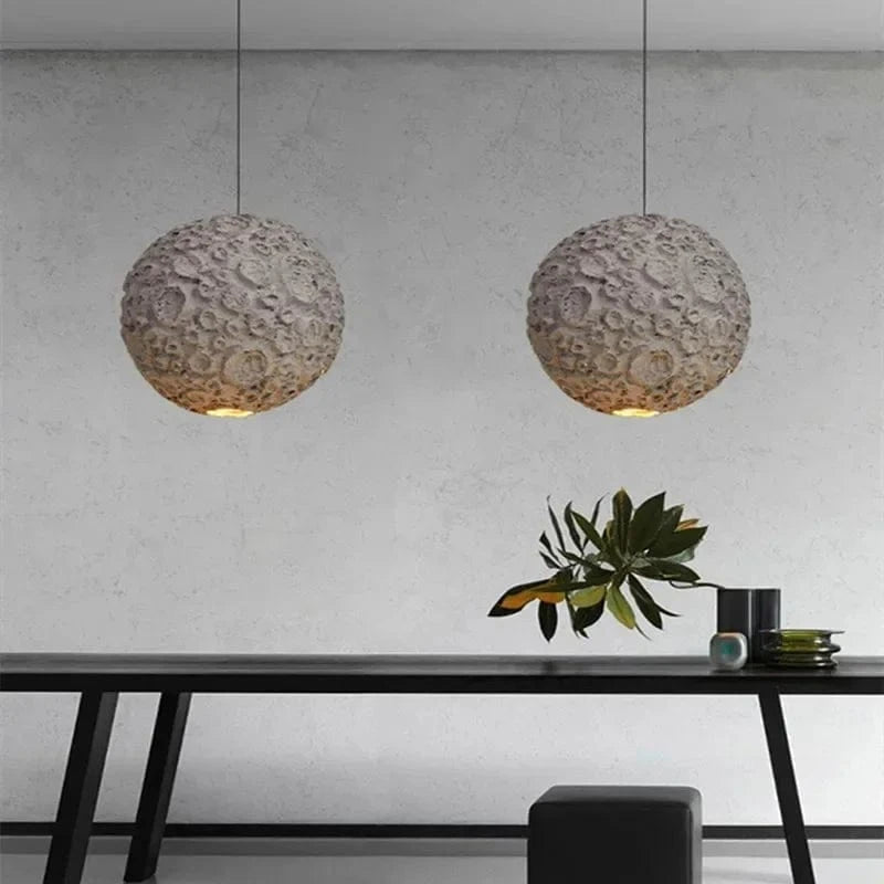 Suspension de Style Wabi Sabi Japonais pour Salon, Salle à Manger, Café, Magasin - Gris Loft | Marco Lucetti