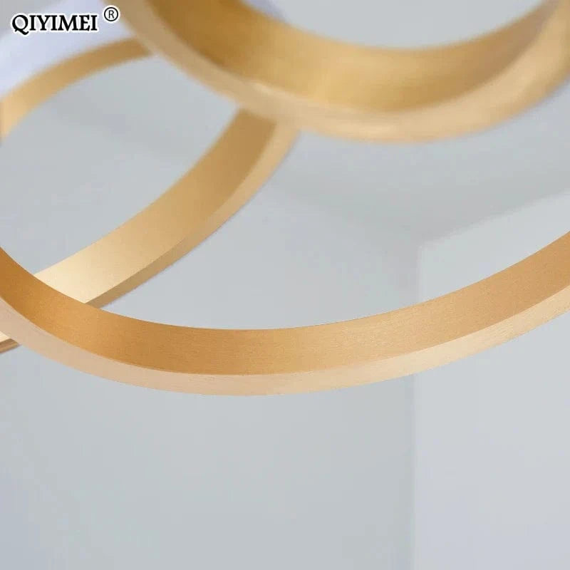 Suspension décorative en plaqué or avec éclairage LED pour intérieur | Marco Lucetti