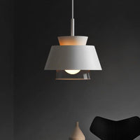 Suspension Delcio: Double abat-jours en verre et métal modernes | Marco Lucetti