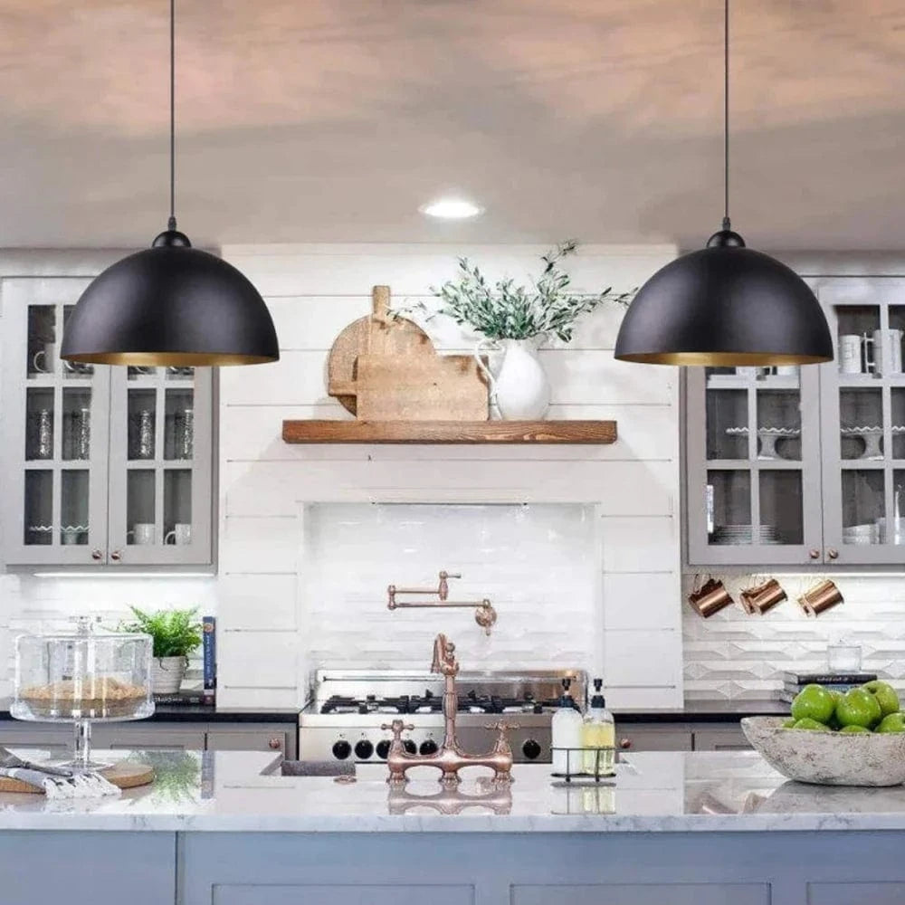 Suspension demi-boule rétro style USA | Marco Lucetti