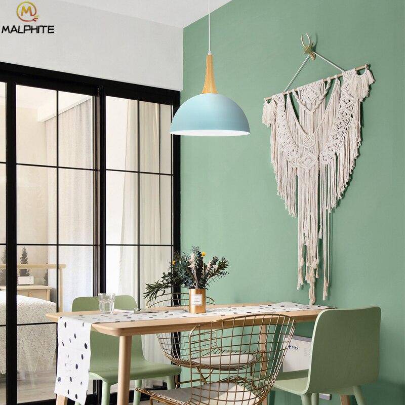 Suspension Demi-Boule Vibrante en Bois - Collection Colorée | Marco Lucetti