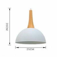 Suspension Demi-Boule Vibrante en Bois - Collection Colorée | Marco Lucetti A / Blanc