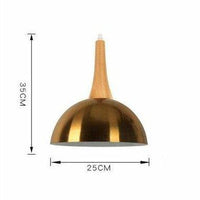 Suspension Demi-Boule Vibrante en Bois - Collection Colorée | Marco Lucetti A / Doré