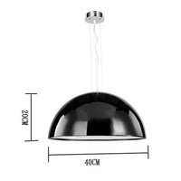Suspension demi-sphère fleurie intérieur 40cm de marque | Marco Lucetti