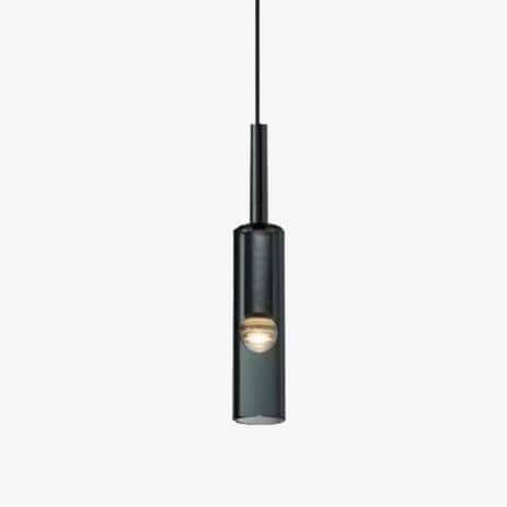Suspension à LED cylindrique en verre cristal FlyLux.