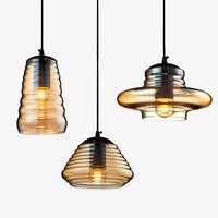 Suspension design en verre Screw Round