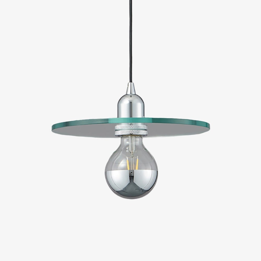 Suspension design en verre plat Aiden