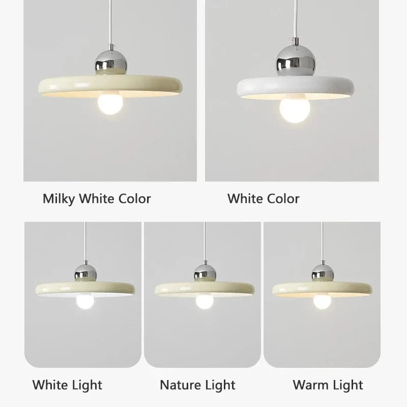Suspension design blanche en forme d'anneau | Marco Lucetti